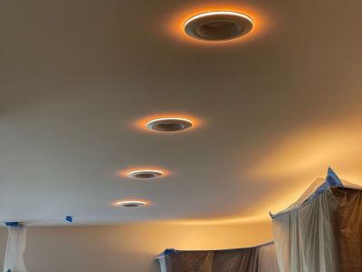 Recessed Lighting Fixture Installation In Room With Covers Ellicott City Md
