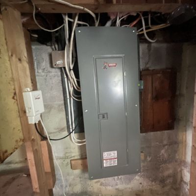 Electrical Panel In Basement With Wiring Others Accessories