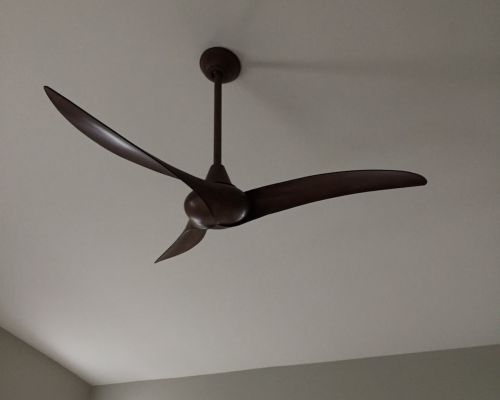 Ceiling Fan With Three Blades In Living Room Lighting Scenario Jessup Md