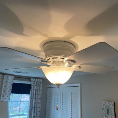 Ceiling Fan With Light Fixture In Room ‘living Space’